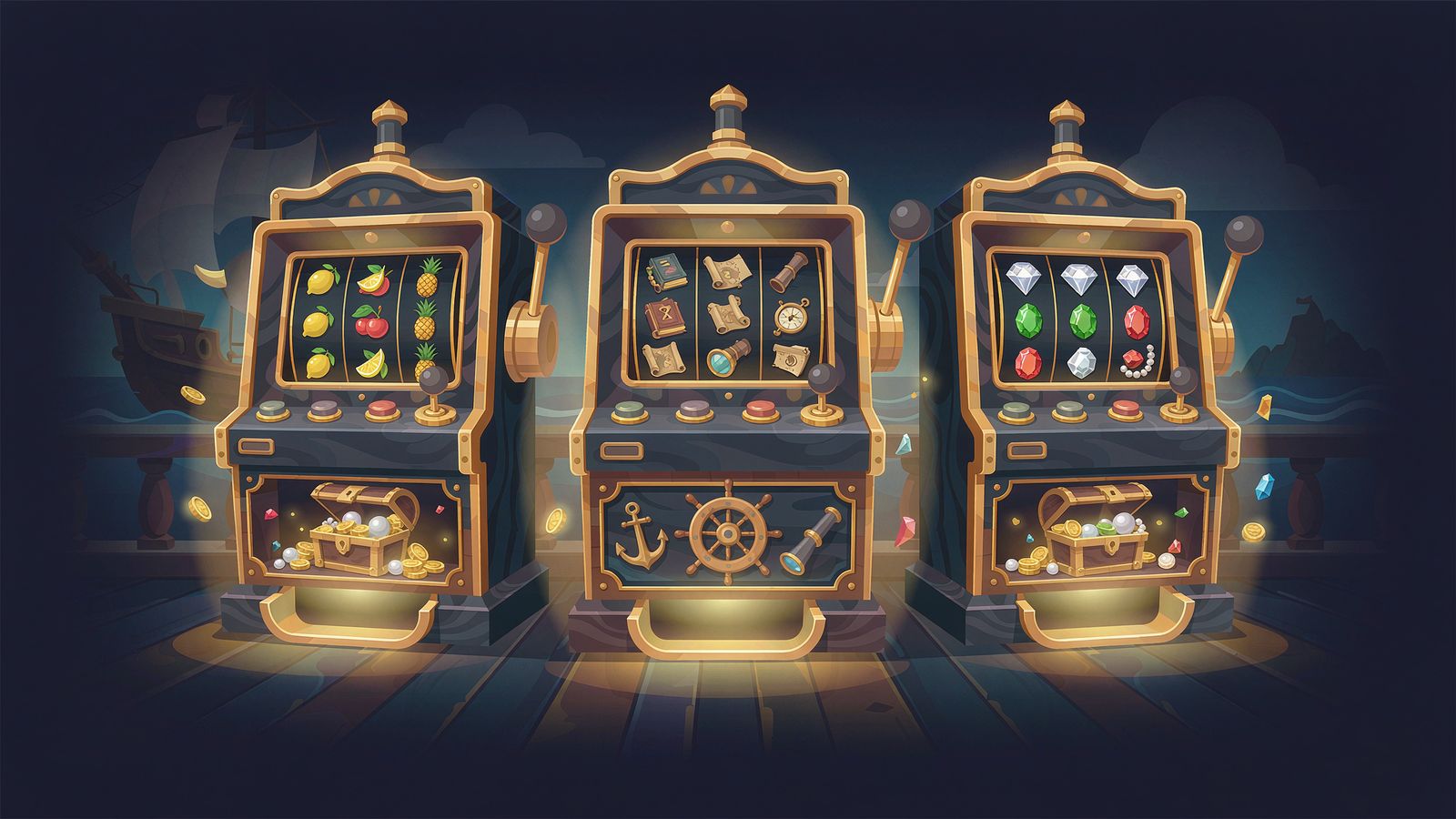 Spielautomaten im Angebot von JackpotPiraten