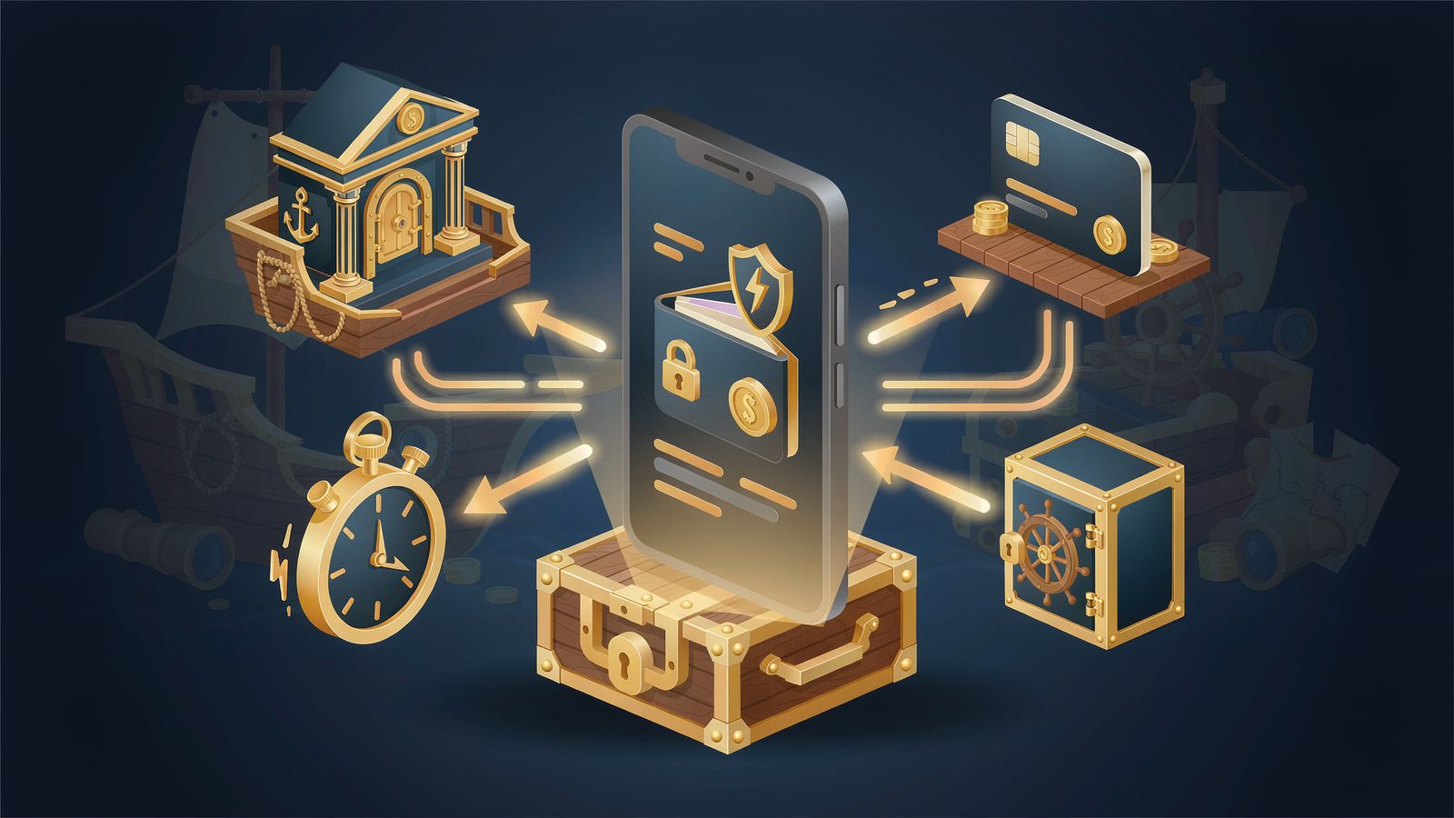 Ein- und Auszahlungen bei JackpotPiraten: Wallet, Bank und Karte