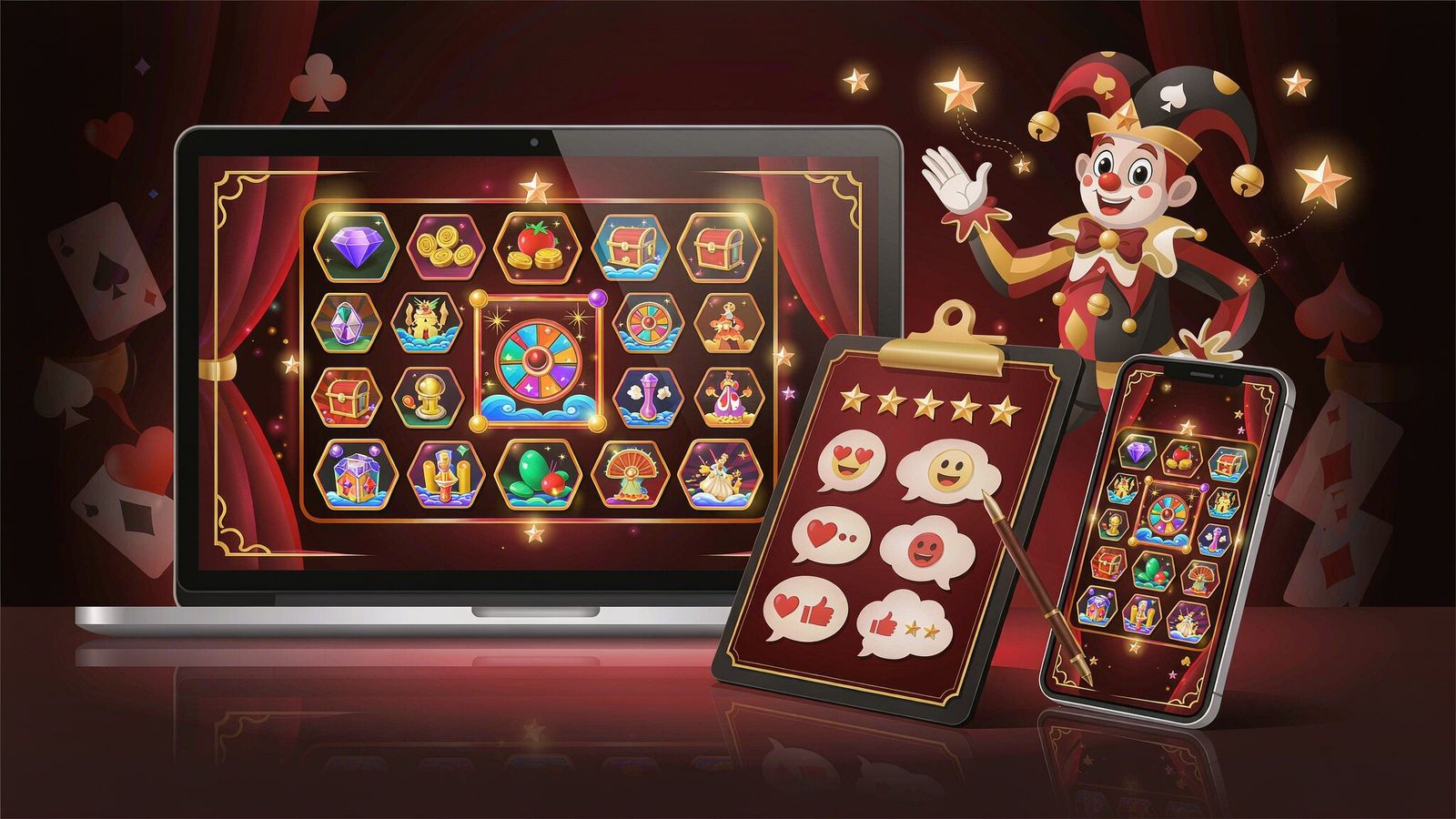 Jokerstar Online Spielothek im Test auf Laptop und Smartphone