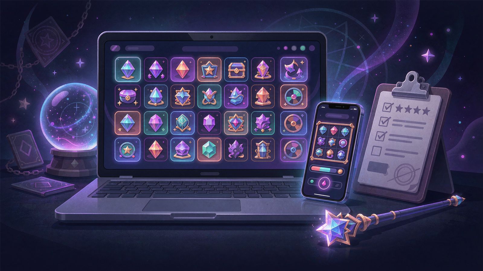 SlotMagie Online Spielothek im Test auf Laptop und Smartphone
